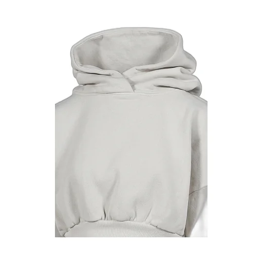 Cropped Heavy Hood / Rice