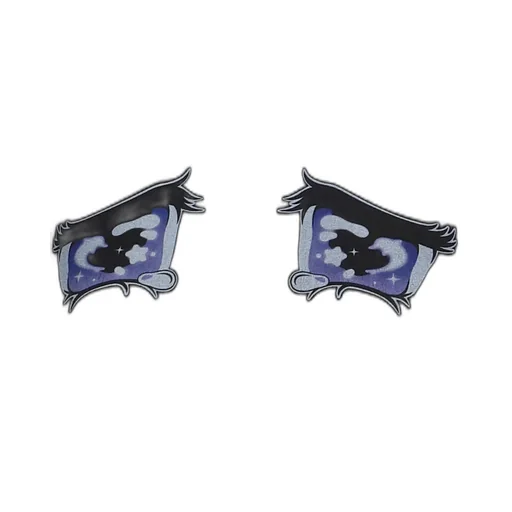 Crying Eyes Printed T-Shirt / Blk No Cry
