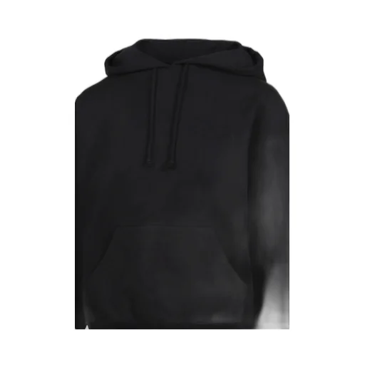 Logo Fitted Hoodie / Black