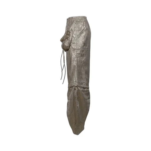 Gold Python Pattern Detachable Boxing Glove Pants / Gld