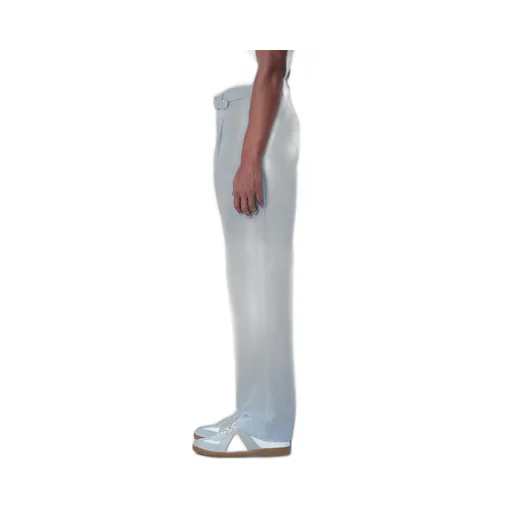 Noah Seersucker Belted Pleated Pants
