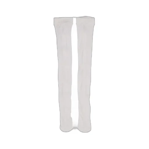 White Bow White Lace Ankle Socks / Wht