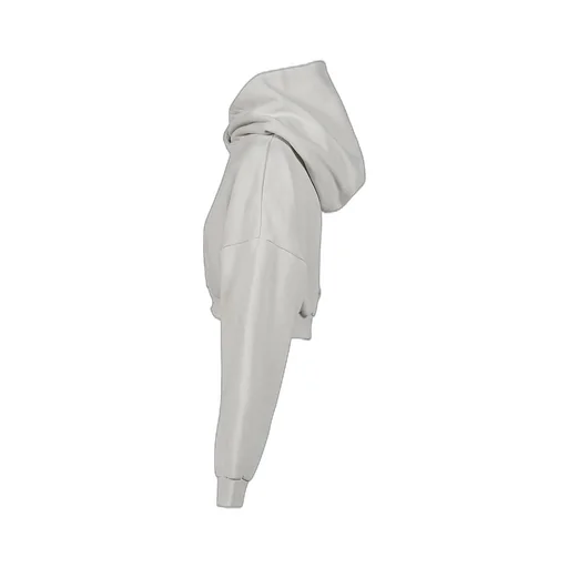 Cropped Heavy Hood / Rice