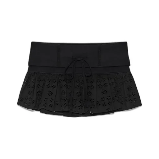 Naomi Belt Mini Skirt / Black