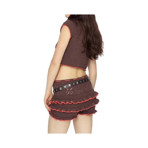 Candy Pop Knit Shorts / Brw