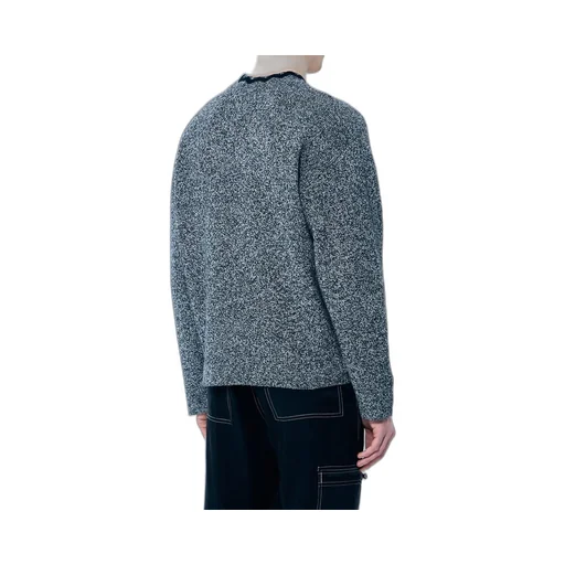 Nomarythm Textile Mock Neck Knit Sweater