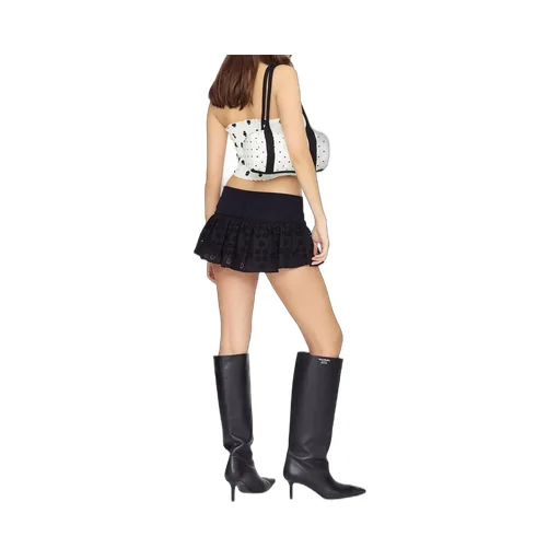 Naomi Belt Mini Skirt / Black