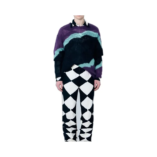 Nomarythm Textile Hand Knit Mohair Sweater