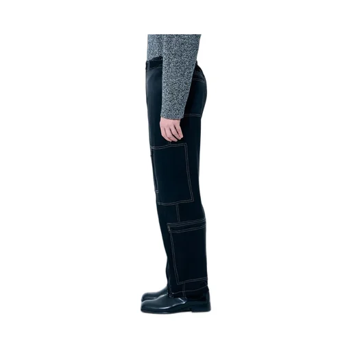 Nomarythm Textile Satin Aviator Pants