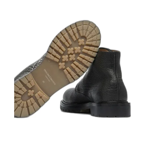 Officine Creative Boss 011 Grained Ankle Boots