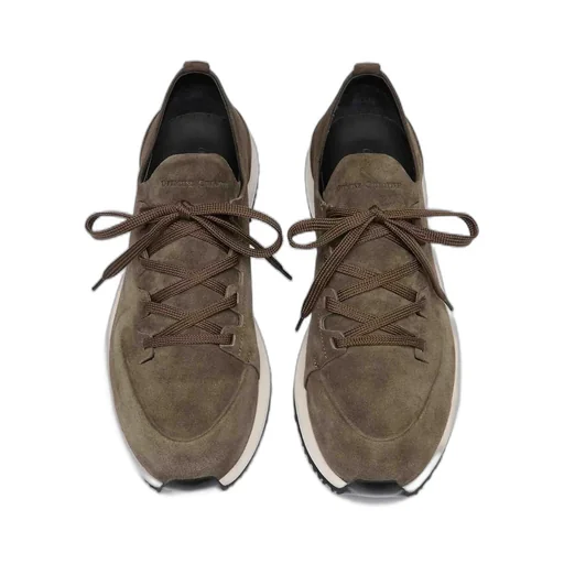 Officine Creative Suede Lace-Up Sneakers