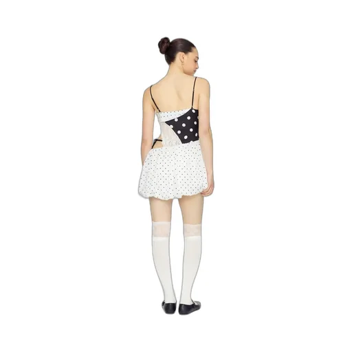 Posh Lace Knee Socks / White