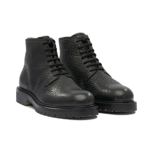 Officine Creative Boss 011 Grained Ankle Boots