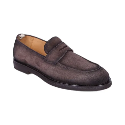Officine Creative Strap Detail Suede Loafers