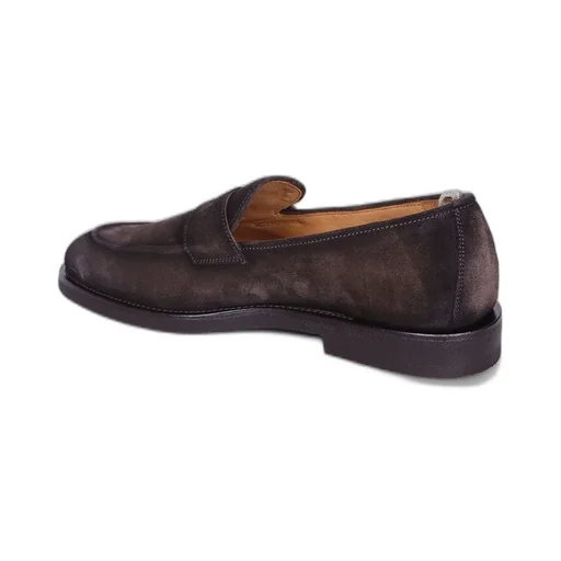 Officine Creative Strap Detail Suede Loafers