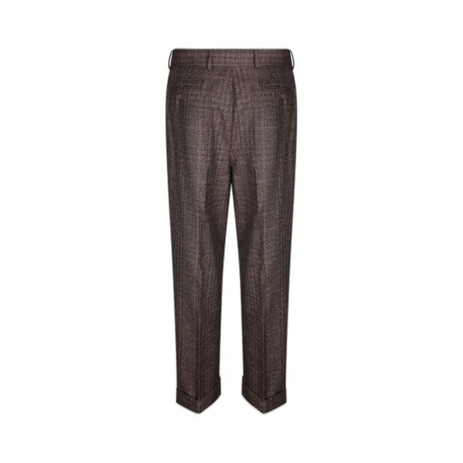 Officine GÉNÉRale Checkered Belted Pants