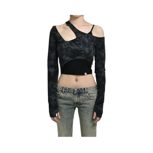 Off Shoulder Cutsewn / Black