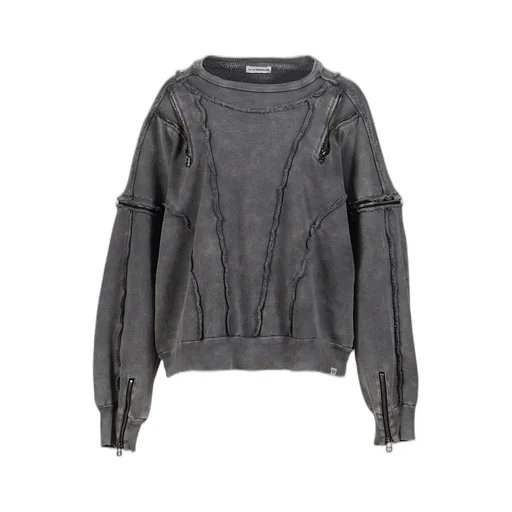 Split Sweat Crewneck / Gray