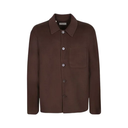 Officine GÉNÉRale Button-Front Wool Overshirt