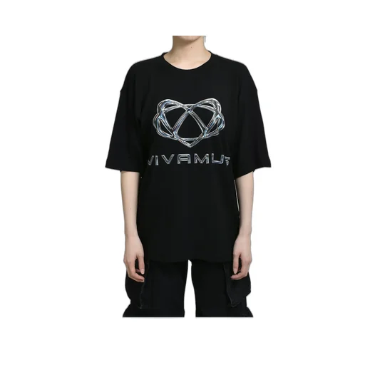 Vivamus Logo Crewneck T-Shirt / Blk