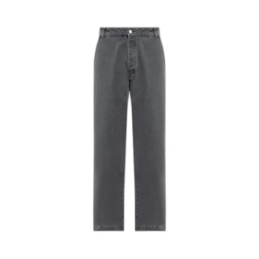 Officine GÉNÉRale Logo-Embroidered Wide-Leg Jeans