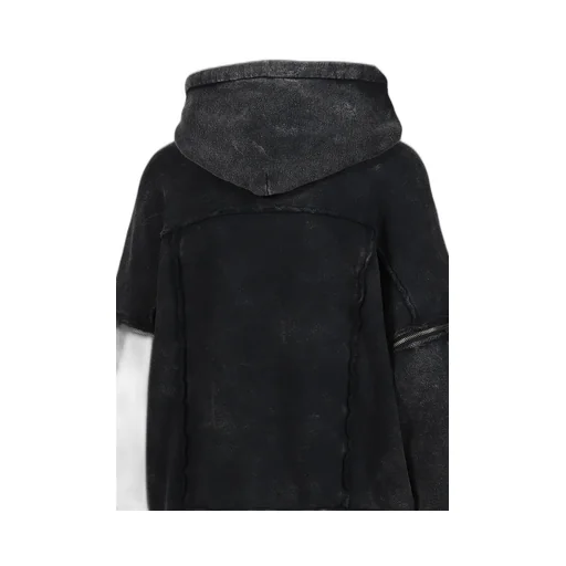 Split Sweat Hoodie / Black