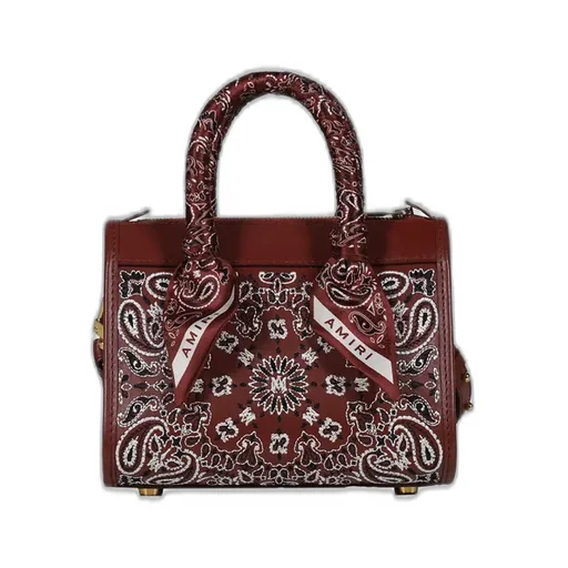 Bandana Micro Triangle Bag / Deep Red