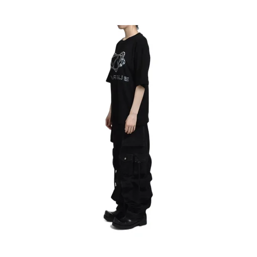 Vivamus Logo Crewneck T-Shirt / Blk