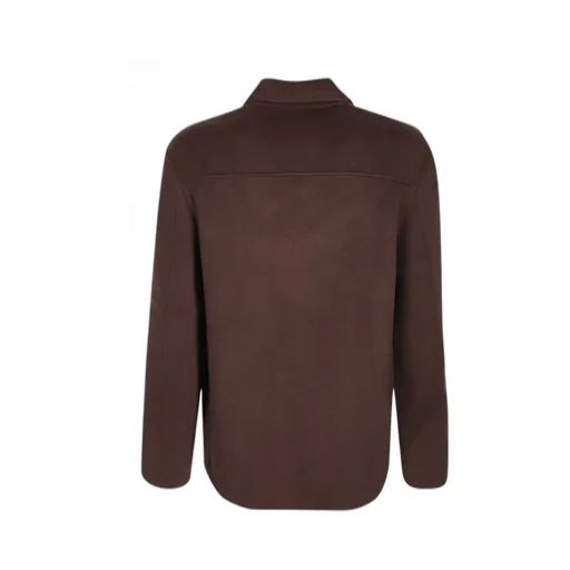 Officine GÉNÉRale Button-Front Wool Overshirt