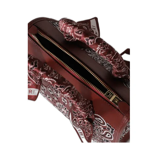 Bandana Micro Triangle Bag / Deep Red