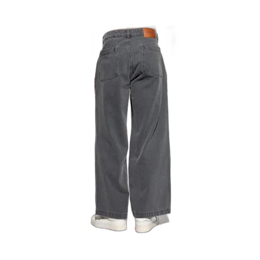 Officine GÉNÉRale Logo-Embroidered Wide-Leg Jeans