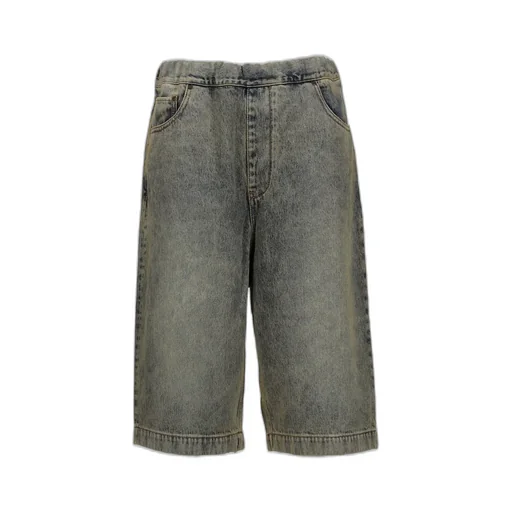 Entire Studios Elasticated-Waist Button Bermuda Shorts