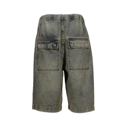 Entire Studios Elasticated-Waist Button Bermuda Shorts
