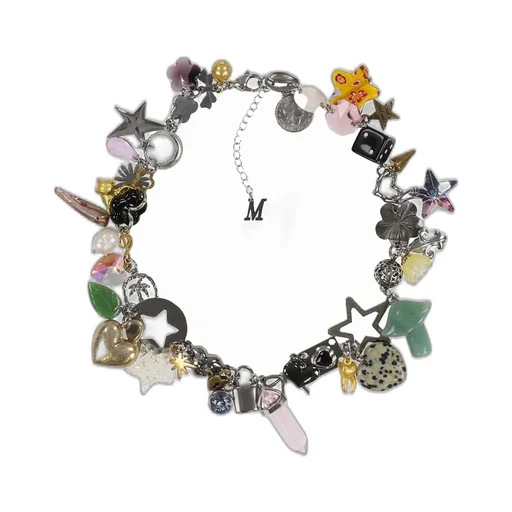 Eclipse Charm Necklace / Multi
