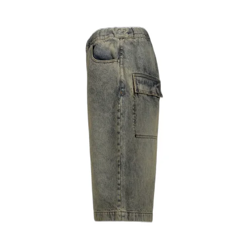 Entire Studios Elasticated-Waist Button Bermuda Shorts