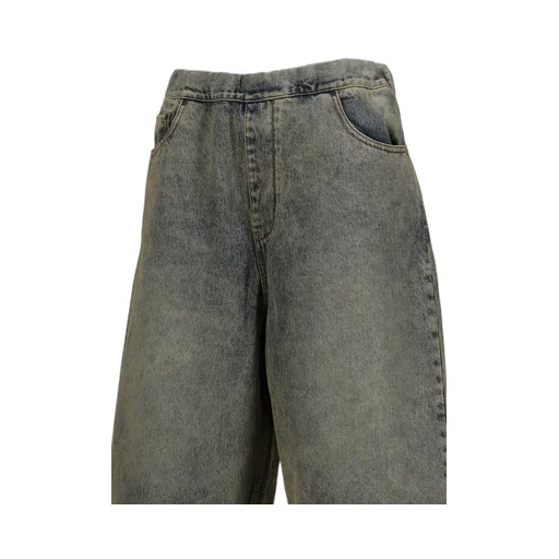Entire Studios Elasticated-Waist Button Bermuda Shorts