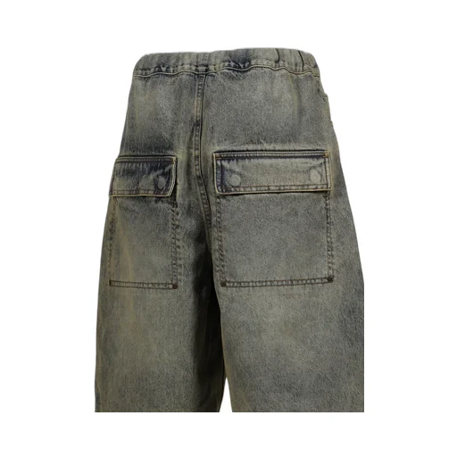 Entire Studios Elasticated-Waist Button Bermuda Shorts