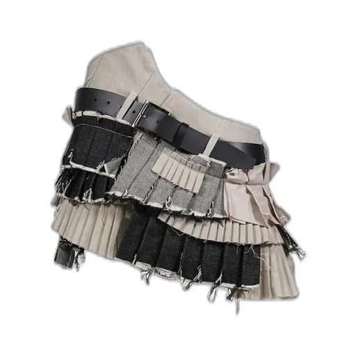 Twirl Mini Skirt / Bei