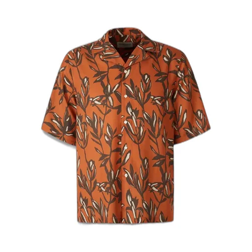 Officine GÉNÉRale Eren Floral Short-Sleeve Shirt