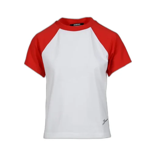 Le Mini Tshirt Baseball / Wht Red