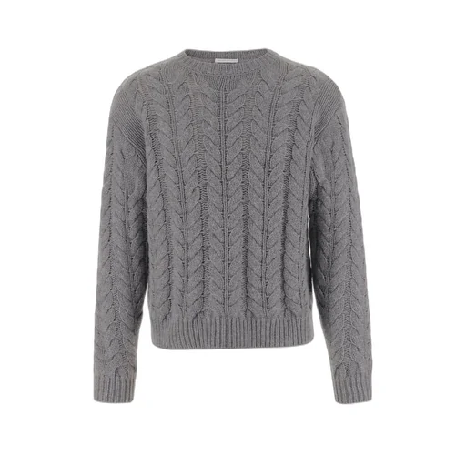 Oliver Lattughi Cable-Knit Cashmere Sweater