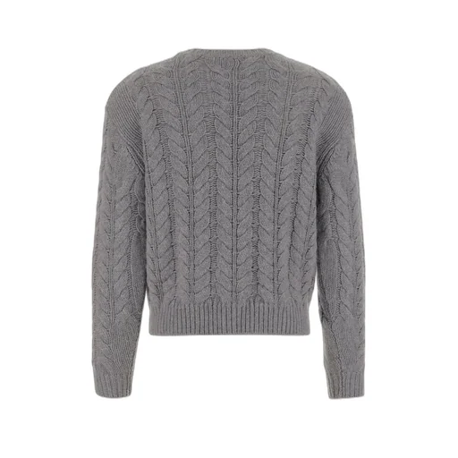 Oliver Lattughi Cable-Knit Cashmere Sweater