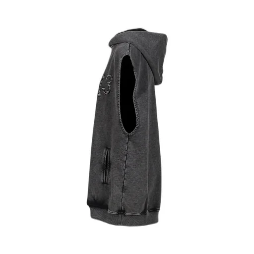 Sleeveless Hoodie / Gray