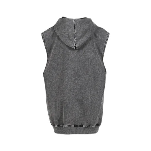 Sleeveless Hoodie / Gray