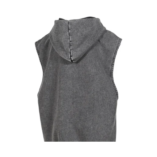 Sleeveless Hoodie / Gray