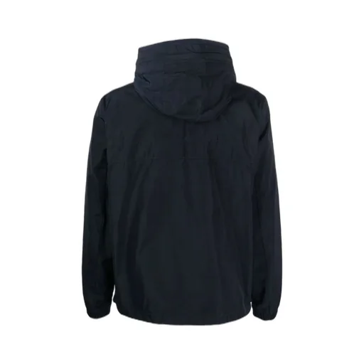Michael Kors Zip-Up Straight Hem Hooded Windbreaker