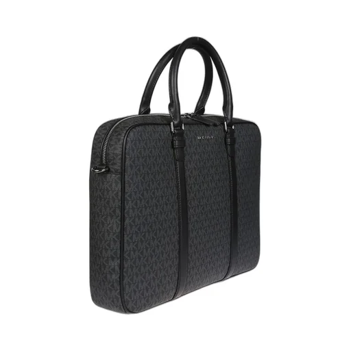 Michael Kors Logo-Lettering Monogram Print Briefcase