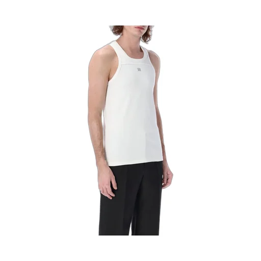 Misbhv Logo Embroidered Ribbed Tank Top