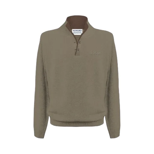 Mc2 Saint Barth Dorian Long-Sleeved Polo Jumper