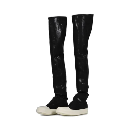High Sock Sneaks / Blk/Milk/Milk